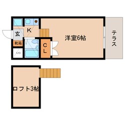 近鉄奈良駅 バス10分  南方下車：停歩5分 1階の物件間取画像